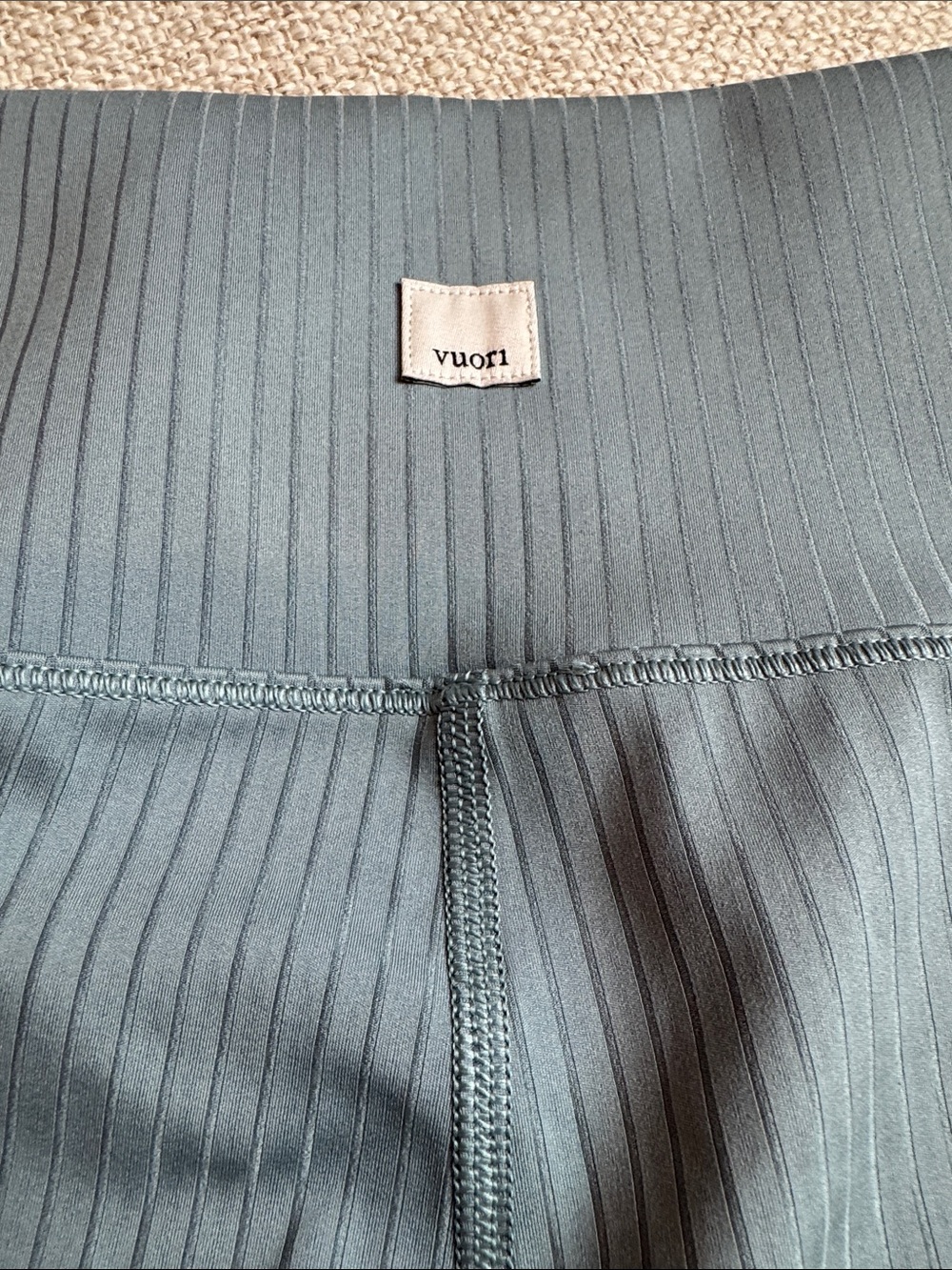 Vuori Inversion Rib Legging - Mist, Small, NWOT - Picture 8 of 8